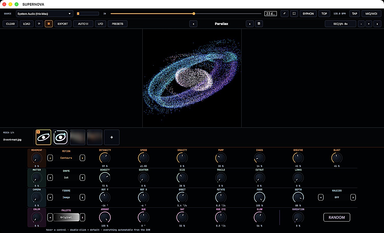 SUPERNOVA App plugin interface